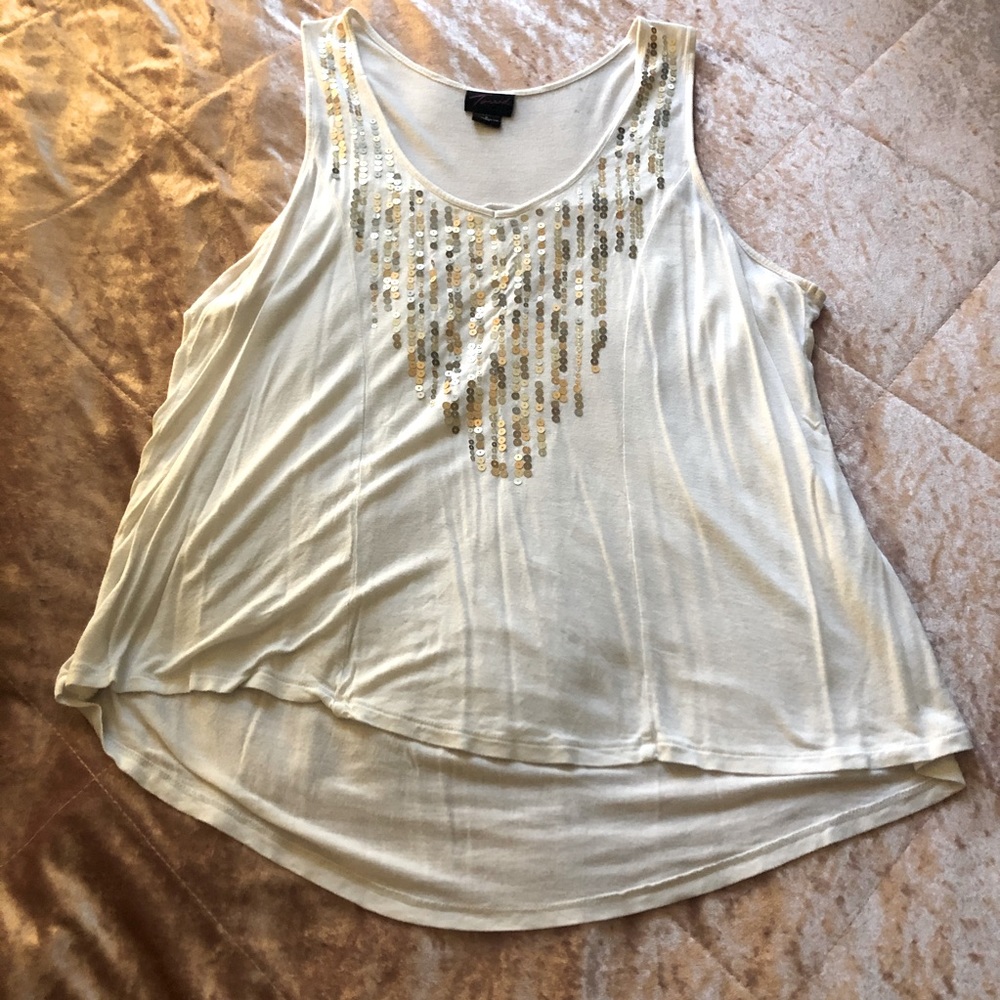 🎉HP🎉 Vintage Torrid Sequined Knit Top ☀️🌵
